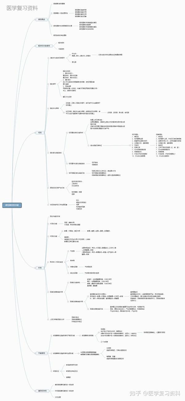 生理学思维导图
