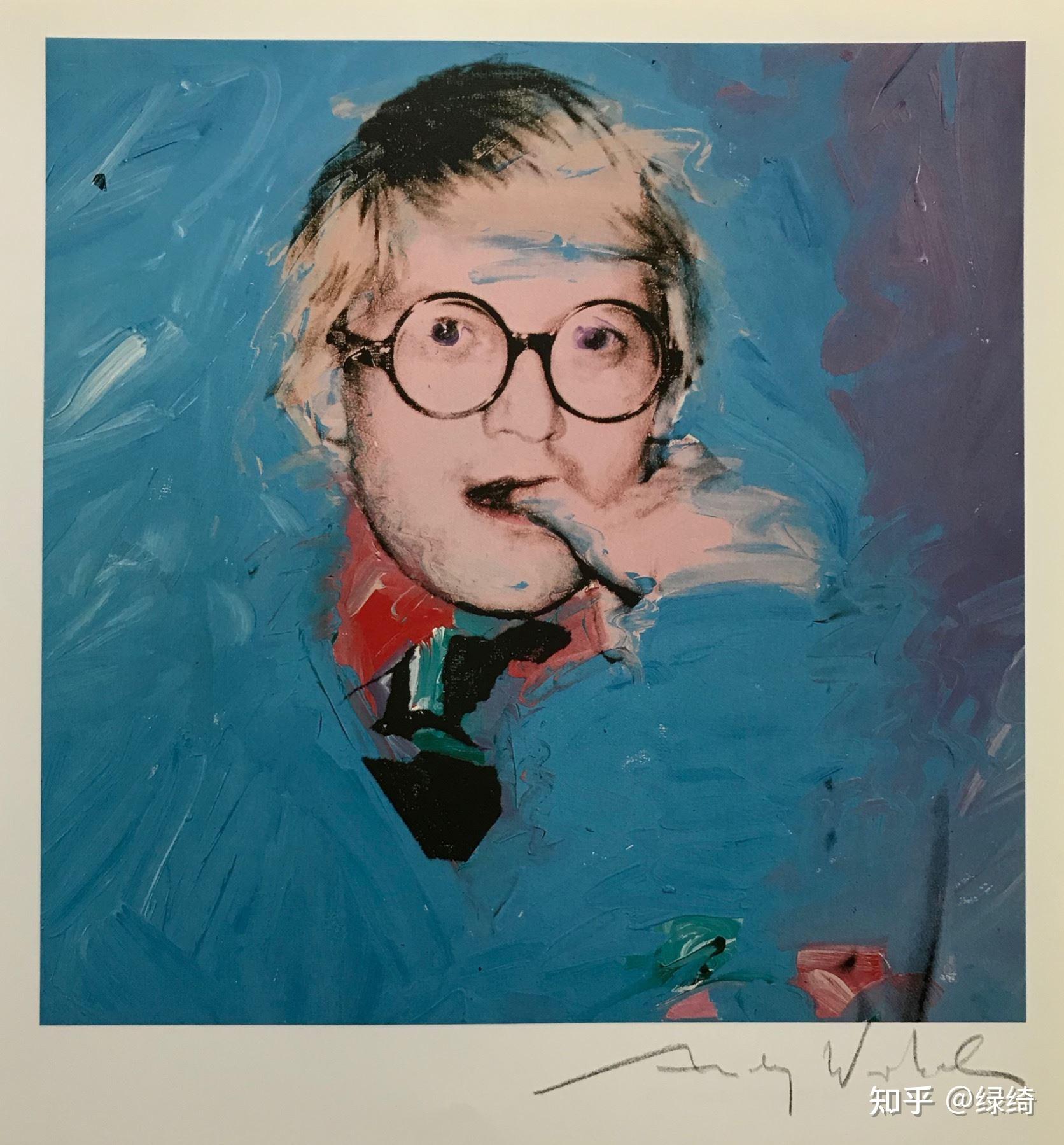 大卫霍克尼davidhockney自画像里的秘密