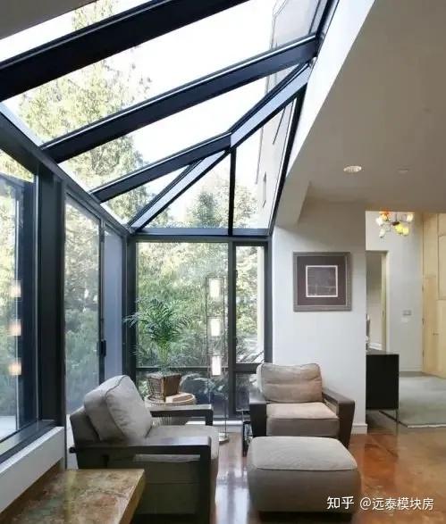 远泰|房子的空间不要浪费了,这样的钢结构阳光房真的太舒服!