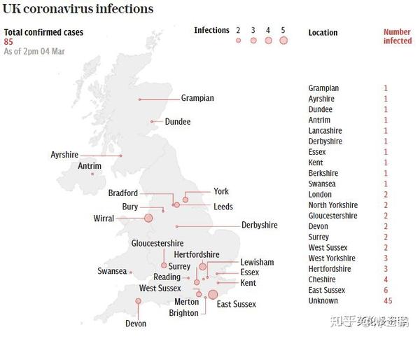 英国疫情地图