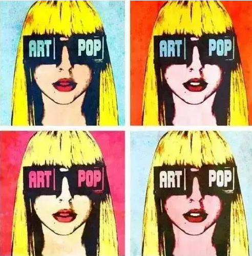 艺术运用到专辑封面设计上,从而有了别样的韵味: ▲《artpop》lady