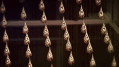 kinetic rain sculpture- 新加坡樟宜机场