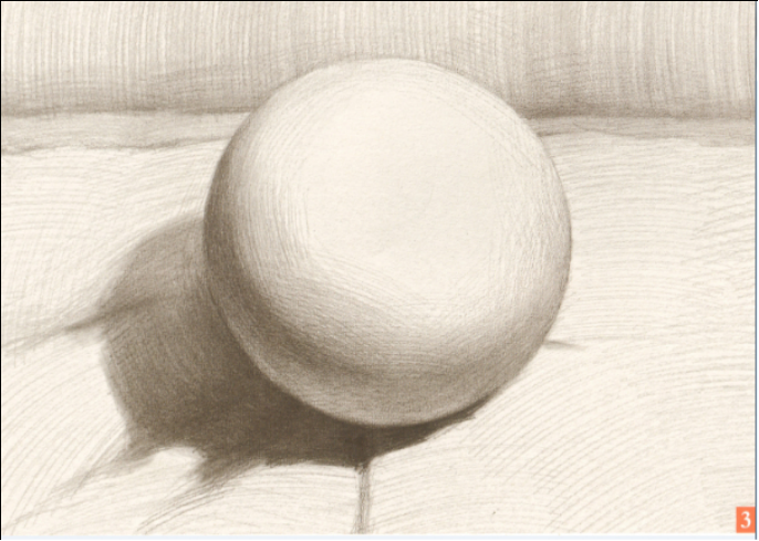 素描入门球体画法的步骤分析