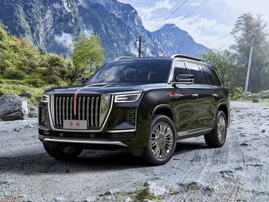 这才是真正的红旗旗舰suv车长5米7配v8引擎宝马x7不香了