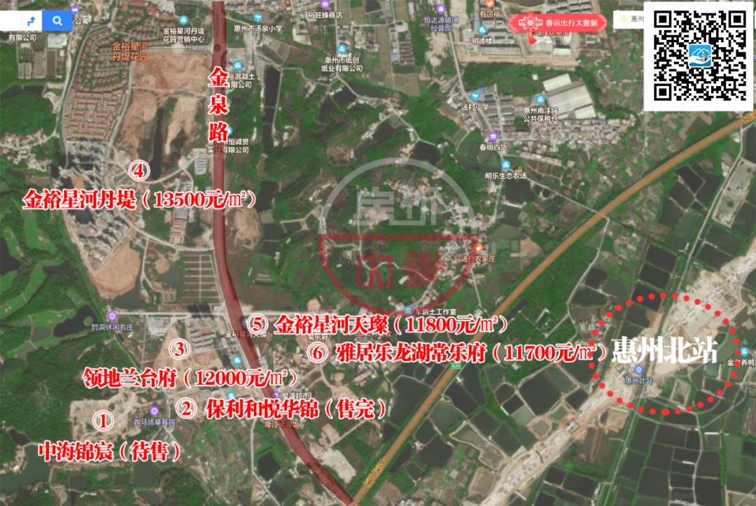 2021惠州高铁北站六大新盘怎么买,攻略来了(上)