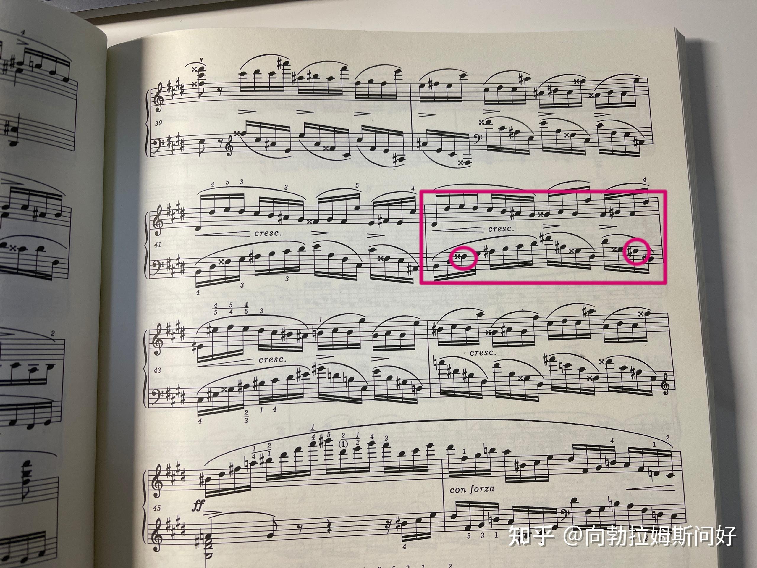 请问肖邦练习曲激流这个小节上的音怎么辨认