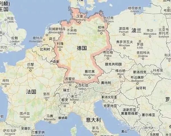 联邦德国地图