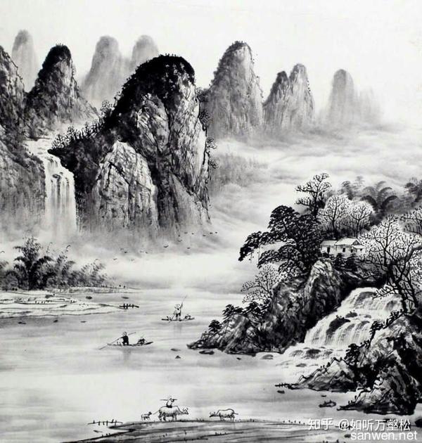 山水墨画也是很喜欢的中国风类型 大部分壁纸都来源于贴吧寻找的.