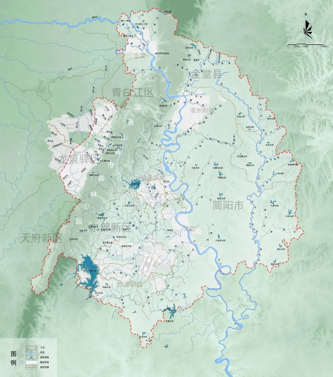 成都市东进区域水系统综合规划