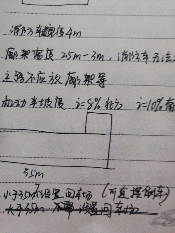 还有一些其他尺寸的回车场