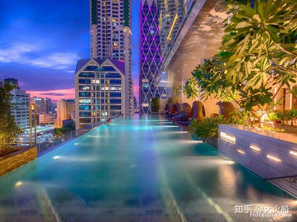 泰国曼谷拥有无边界游泳池(infinity pool)的酒店推荐