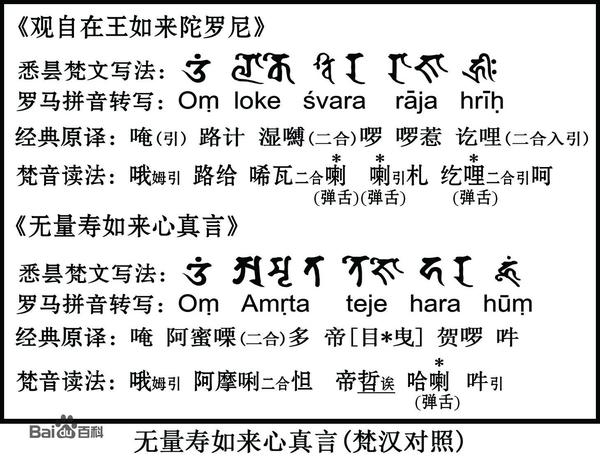 这句话是《无量寿如来心真言》,又称"阿弥陀佛心咒".