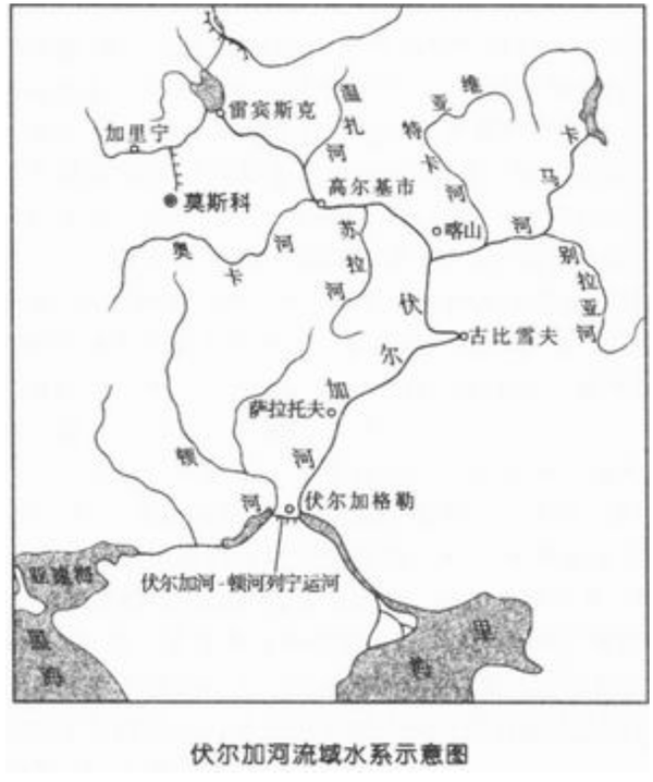伏尔加河流域的下游为什么这么窄?也变成地上河了?