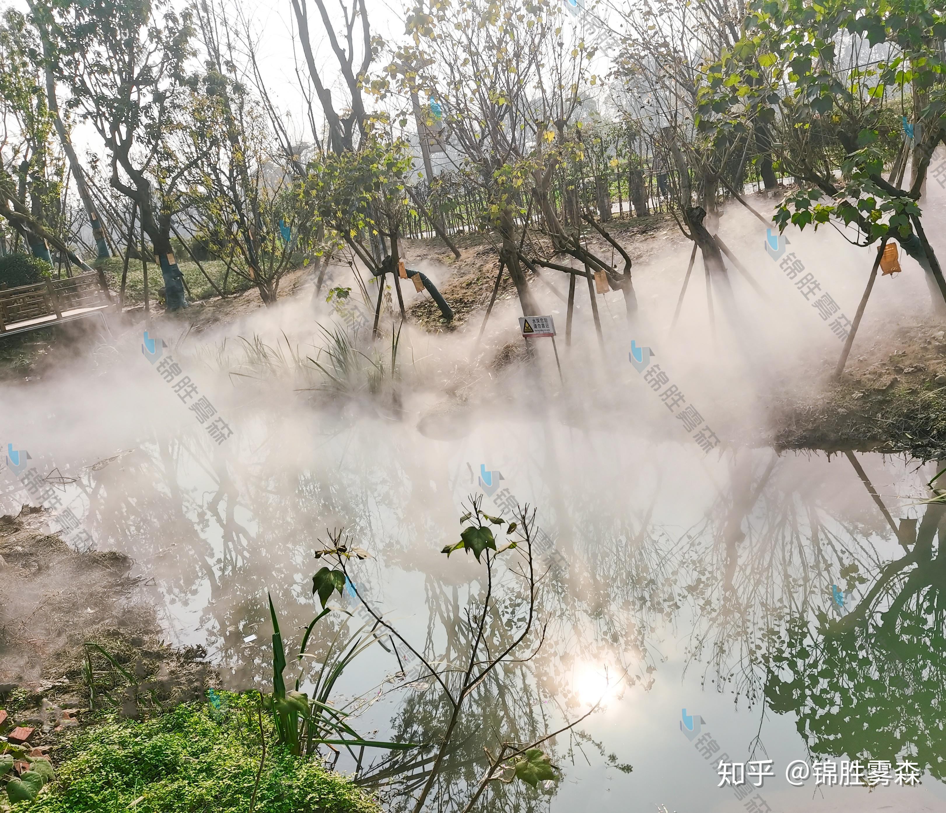 成都锦胜雾森人造雾系统体验雾与景与山与水呈现出的独特气质