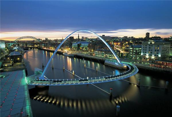 盖茨亥德千禧桥 (gateshead millennium bridge),英国