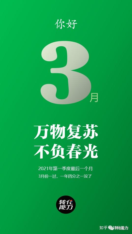 个人业绩完成情况,渠道拓展情况; 3月你好,万物复苏,不负春光,2021年