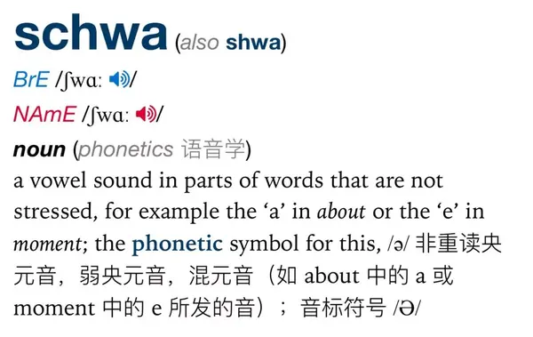 英文发音中最熟悉的陌生人-schwa []