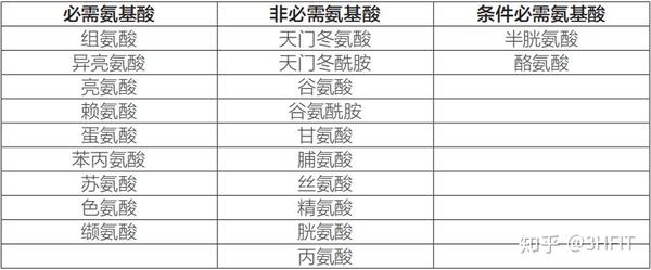 必需氨基酸