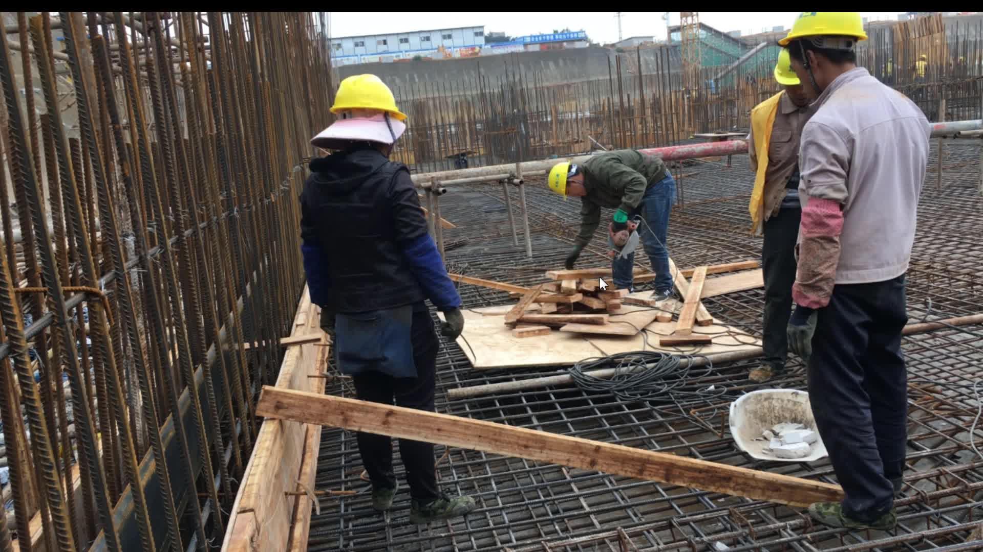 基础外墙吊模现场施工详解.