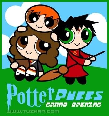 【hp】哈利波特人物飞天小女警版同人图集锦