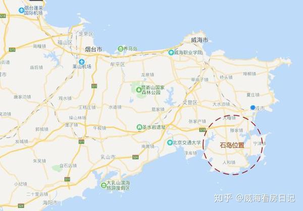 第1天荣成石岛凤凰湖小区守着湖边看山海