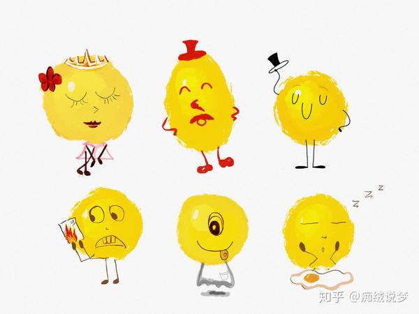 和我一起画出你的蛋黄小人emoji吧