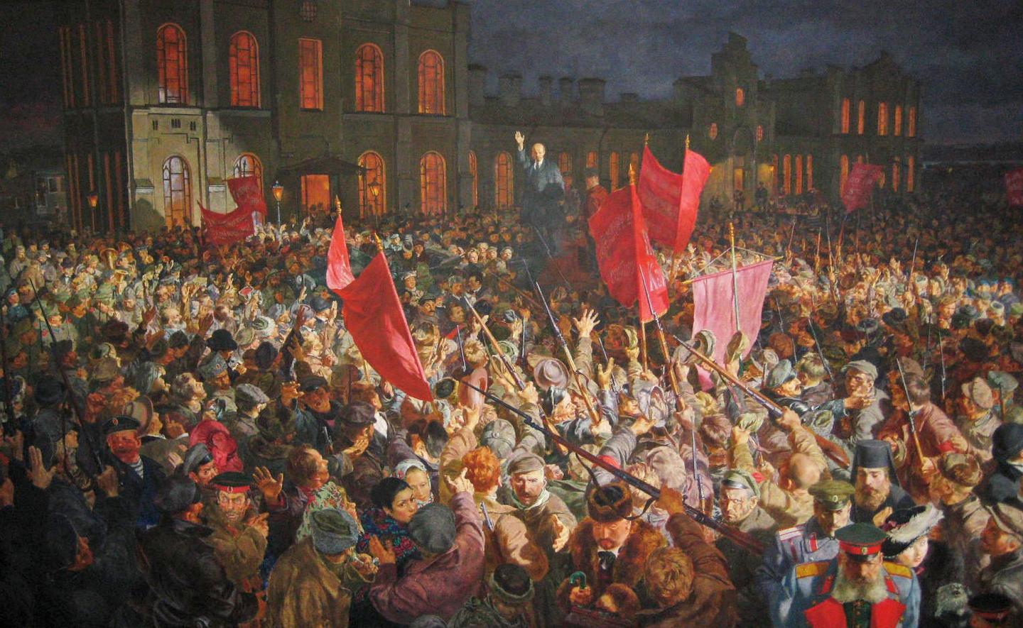 1917年的俄国革命早已成为适于汲取道德教化的实物教学课堂,每位关注