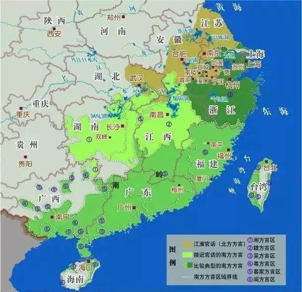 上海大部 安徽南部,江西东北部,福建浦城 组成的区域 这块以钱塘江为图片