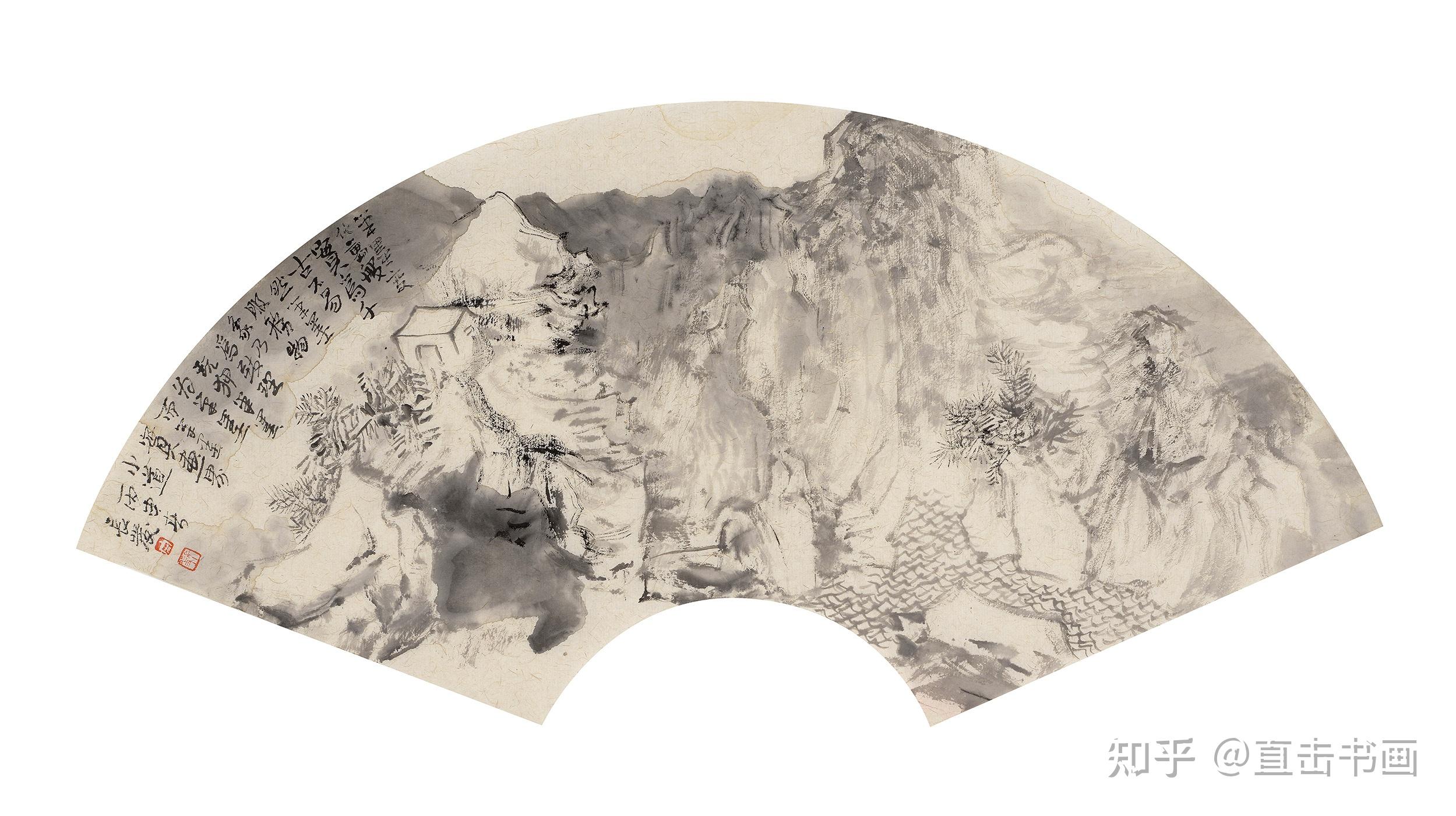 中国美术家协会会员宋长发扇面山水画作品欣赏