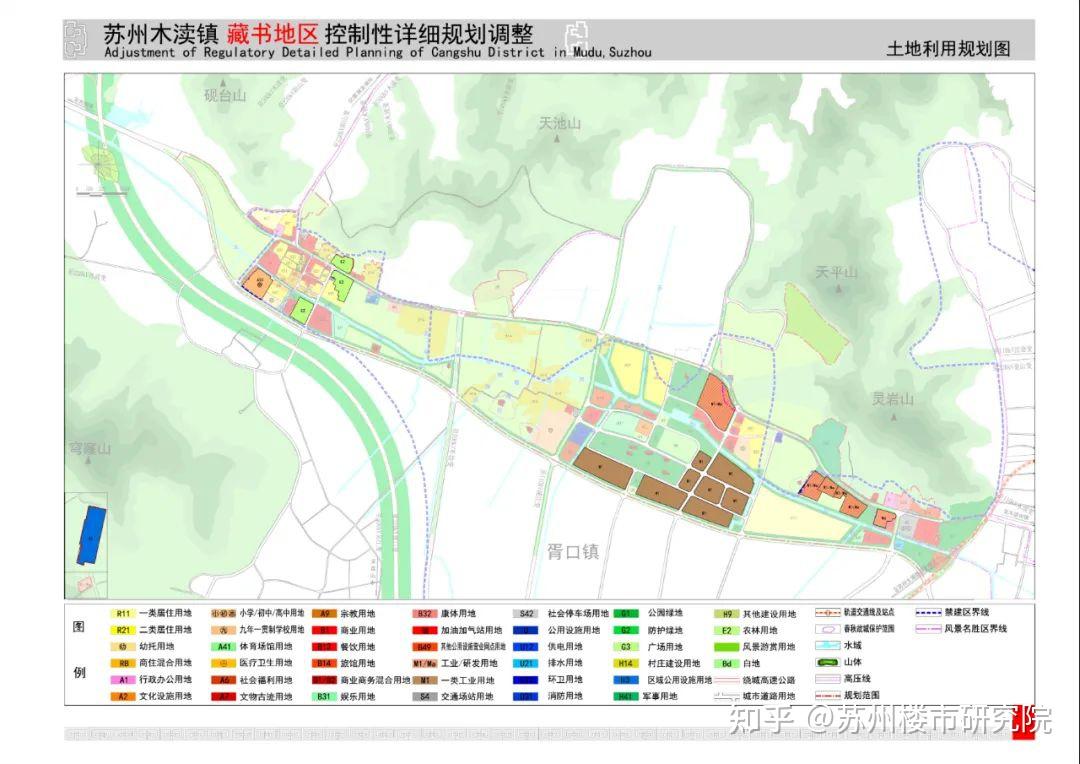 吴中多地方规划调整新增学校商业等用地全新规划图出炉