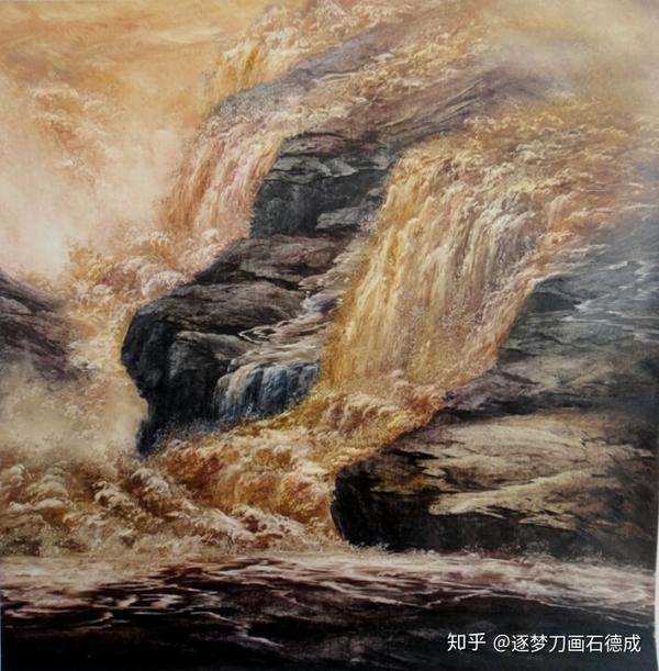 山水画刀画中的水刚柔并济,绘画的第二个灵魂