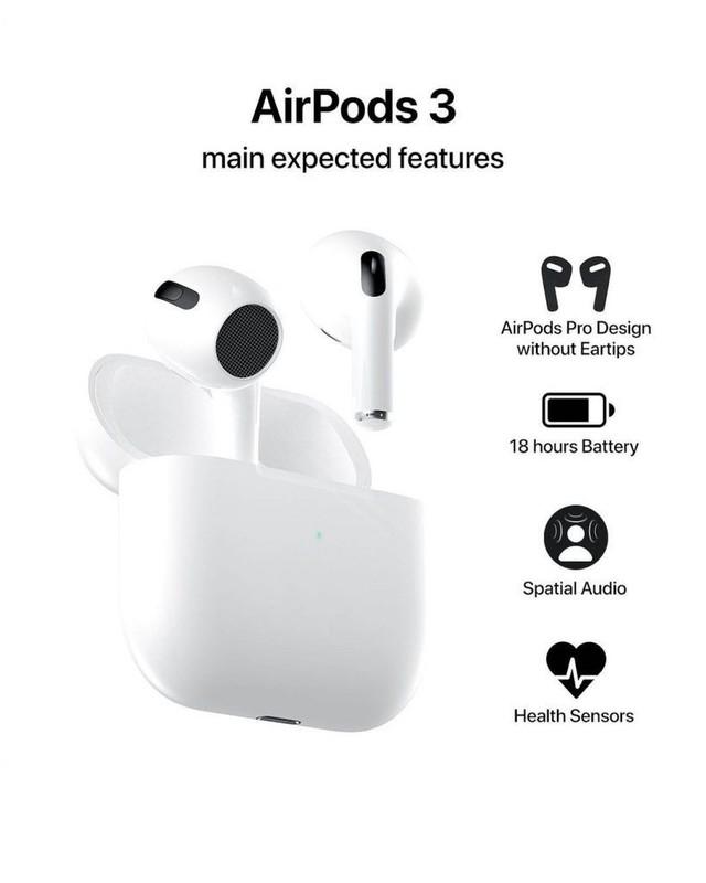 你想了解的airpods3外观功能上市日期和价格