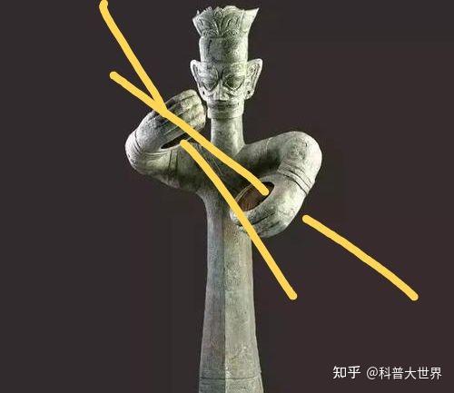 三星堆青铜大立人像两手空空它原先拿的是啥发掘时或已有答案