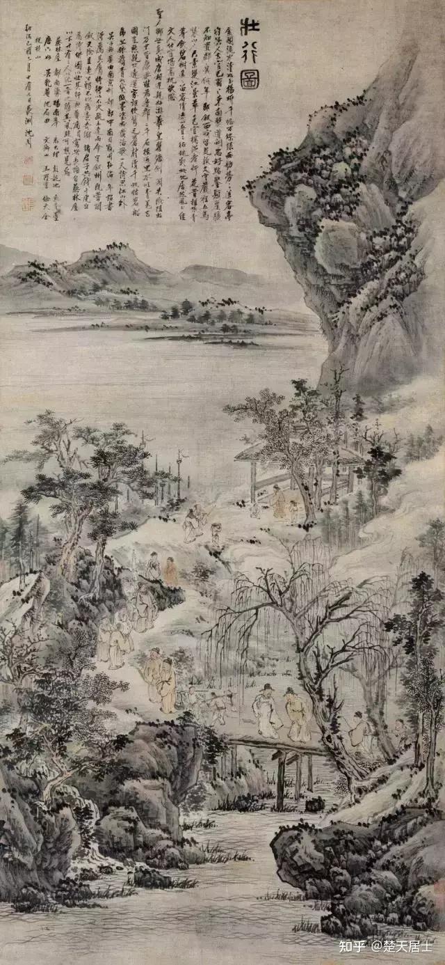 明朝著名画家沈周山水画欣赏