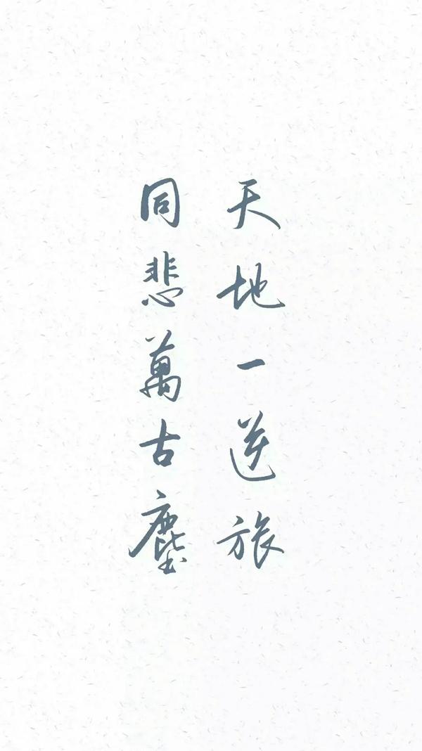 好看既高冷的带字的手机 壁纸?