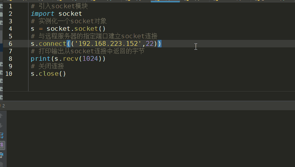 运行代码,我们得到了socket返回的前1024个字节(一般是服务信息的
