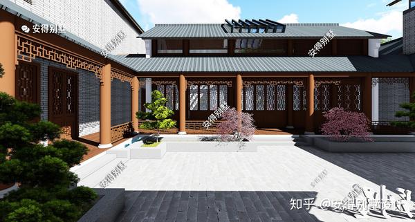 传统的中式建筑—9款四合院设计,传承中式文化,建造最美居住别墅!
