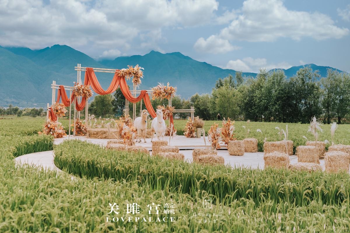 麦田,草垛,鲜花,芦苇,给你一场"田园牧歌"风情的轻松婚礼.