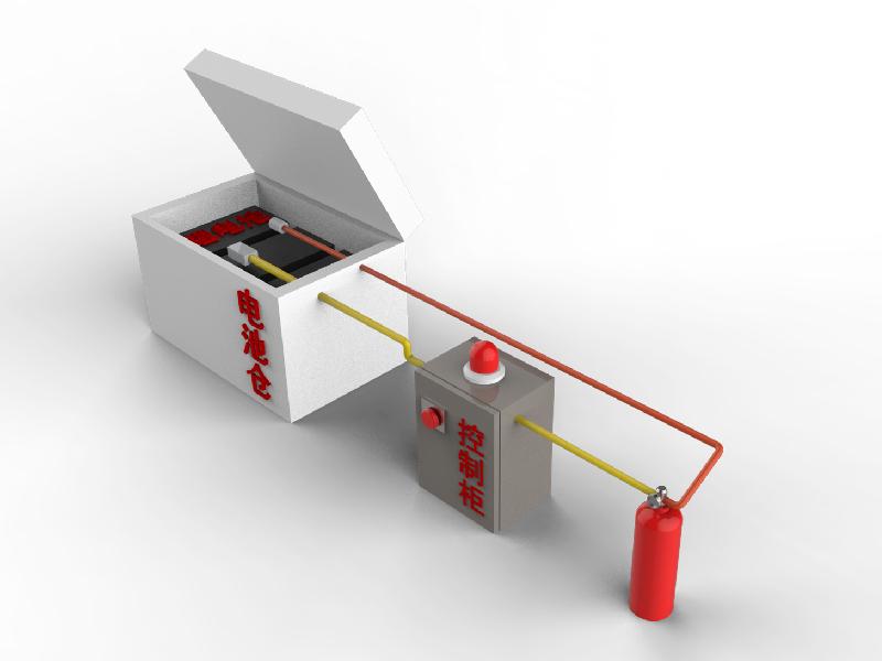 锂电池箱全氟己酮灭火装置介绍