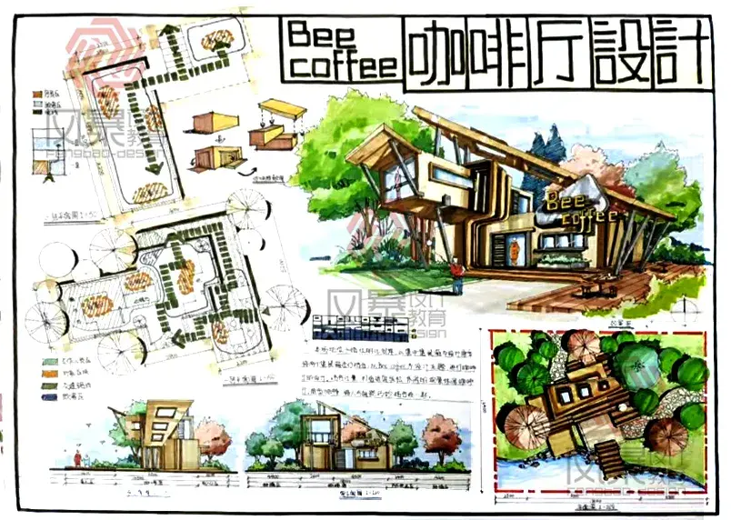 针对武汉中国地质大学环境设计考研手绘培训机构推荐考上的大佬推荐一