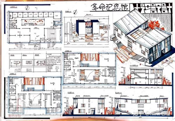 【建筑考研经验】东北大学建筑考研,快题128分!