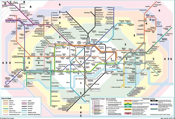 伦敦地铁杂谈伦敦16区怎么分的
