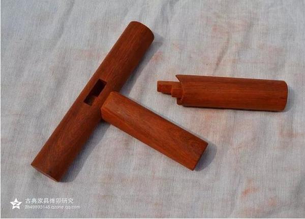 转载古典家具榫卯结构之十三圆柱直角交叉榫