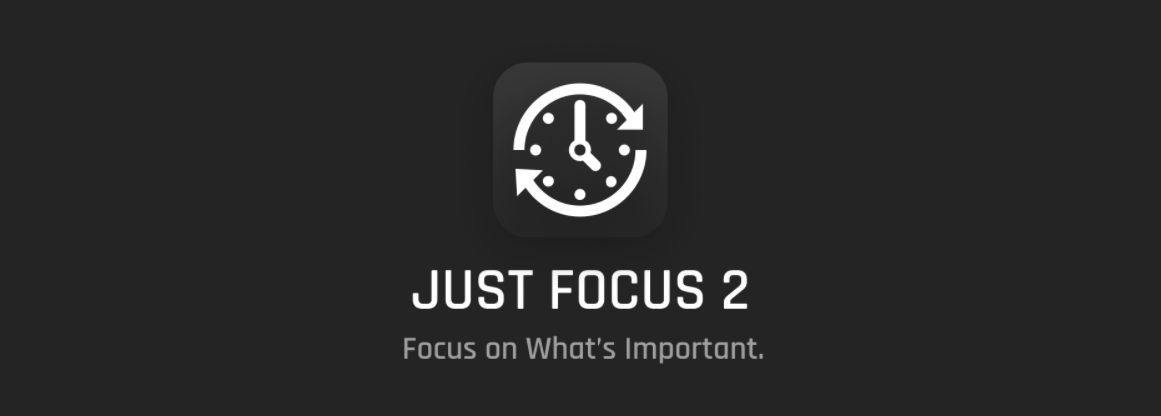 mac中的番茄钟justfocus保持专注就对了