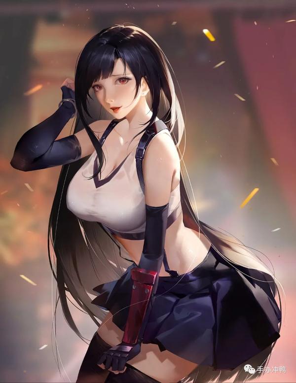 什么蒙蔽了我的双眼ff7蒂法插画汇总冲