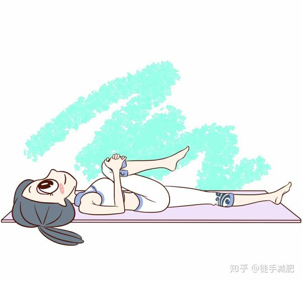弯曲在胸腔上或者十指,靠近右垫子,床上膝盖v胸腔扣住盖仰卧双手,保持春说课稿图片
