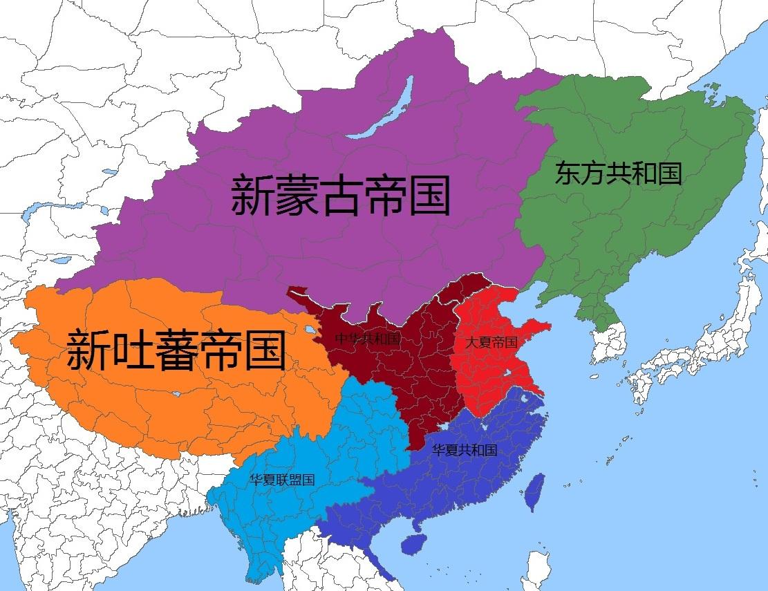 【地图档案】公元三十一世纪时的东亚