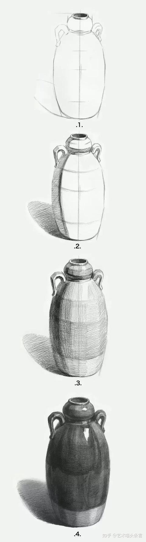 静物陶罐画法 - 知乎