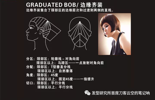 托尼盖(汤尼英盖)toni&guy 经典十二款结构图