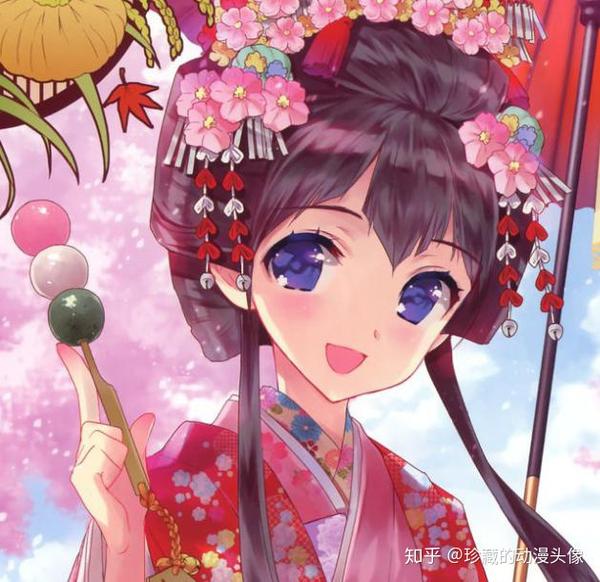 动漫头像:有趣可爱的二次元和风少女,换一个头像换一种心情!